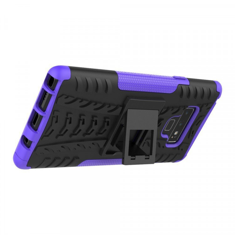 Чехол Hybrid Armor для Samsung Galaxy Note 9 (черный + фиолетовый)