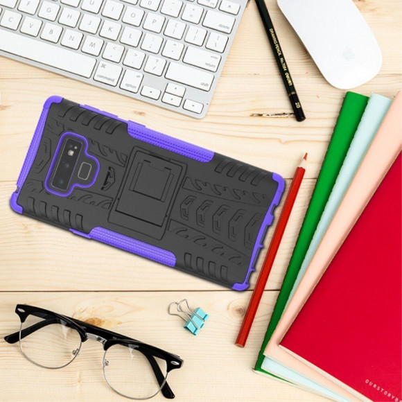 Чехол Hybrid Armor для Samsung Galaxy Note 9 (черный + фиолетовый) Чехол Hybrid Armor для Samsung Galaxy Note 9 (черный + фиолетовый)