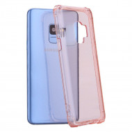 Силиконовый чехол с усиленными бортиками для Samsung Galaxy S9 (розовый) Силиконовый чехол с усиленными бортиками для Samsung Galaxy S9 (розовый)