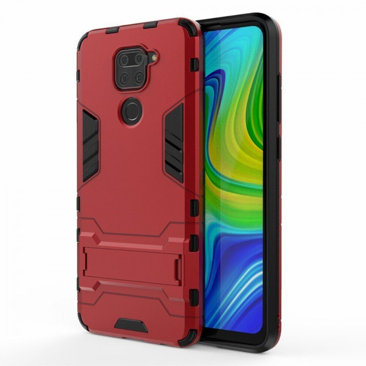 Чехол Duty Armor для Xiaomi Redmi Note 9 (красный)