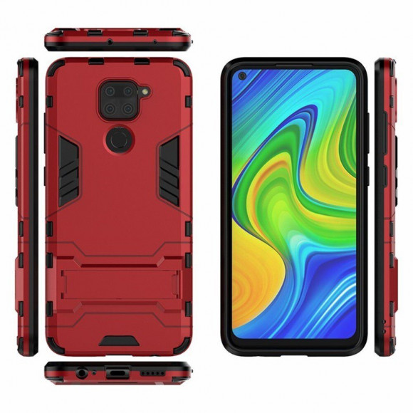 Чехол Duty Armor для Xiaomi Redmi Note 9 (красный)