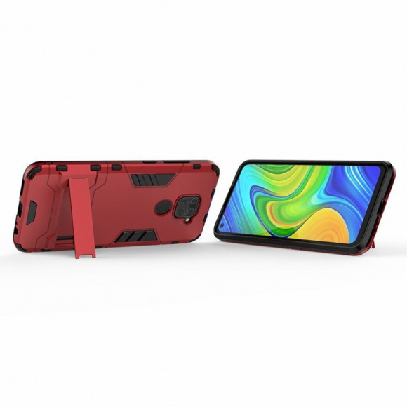 Чехол Duty Armor для Xiaomi Redmi Note 9 (красный)