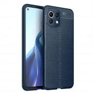 Чехол-накладка Litchi Grain для Xiaomi Mi 11 Lite / Xiaomi Mi 11 Lite 5G (темно-синий) Чехол-накладка Litchi Grain для Xiaomi Mi 11 Lite / Xiaomi Mi 11 Lite 5G (темно-синий)