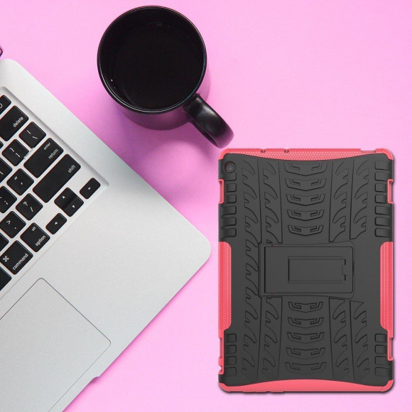 Чехол Hybrid Armor для Huawei MediaPad M3 Lite 10 (черный + розовый) Чехол Hybrid Armor для Huawei MediaPad M3 Lite 10 (черный + розовый)