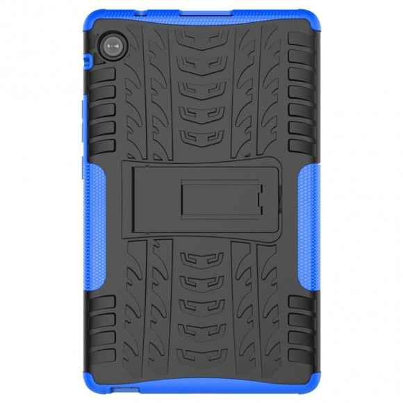 Чехол Hybrid Armor для Huawei MatePad T8 (черный + голубой)
