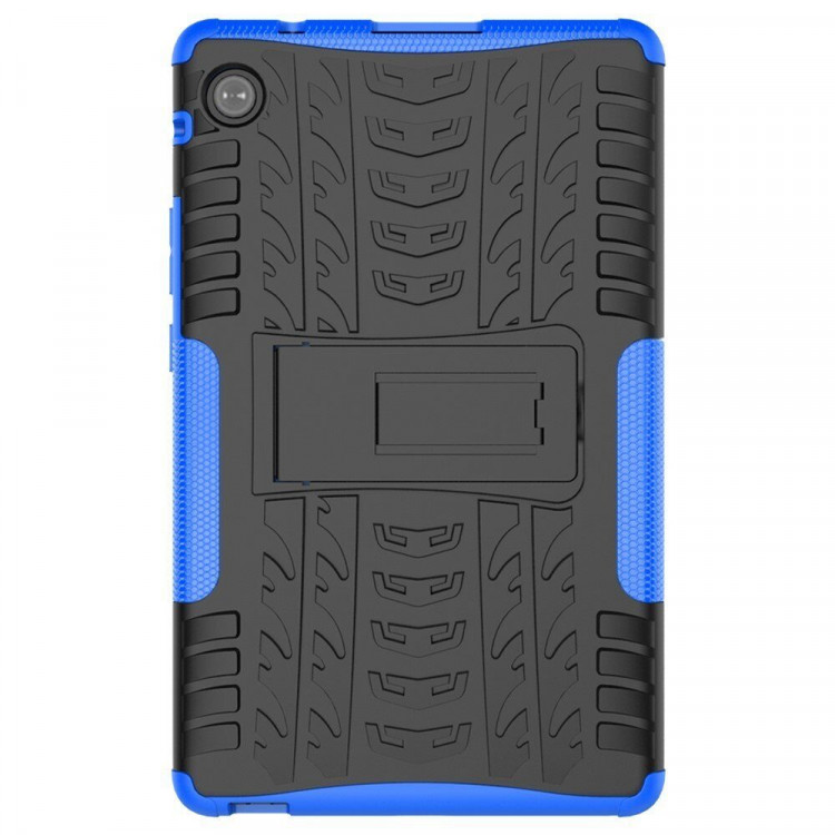 Чехол Hybrid Armor для Huawei MatePad T8 (черный + голубой)