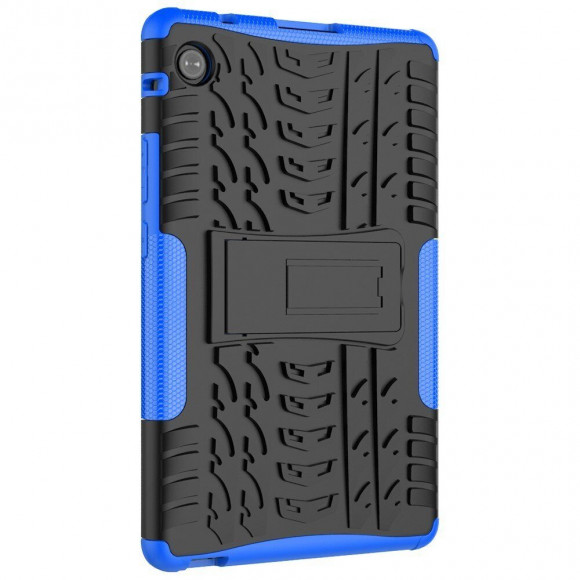 Чехол Hybrid Armor для Huawei MatePad T8 (черный + голубой)