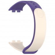 Силиконовый ремешок для Honor Band 9 (фиолетовый, бежевый) Силиконовый ремешок для Honor Band 9 (фиолетовый, бежевый)