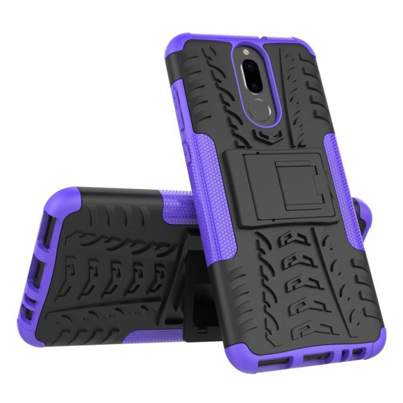 Чехол Hybrid Armor для Huawei Mate 10 Lite / Nova 2i (черный + фиолетовый) Чехол Hybrid Armor для Huawei Mate 10 Lite / Nova 2i (черный + фиолетовый)