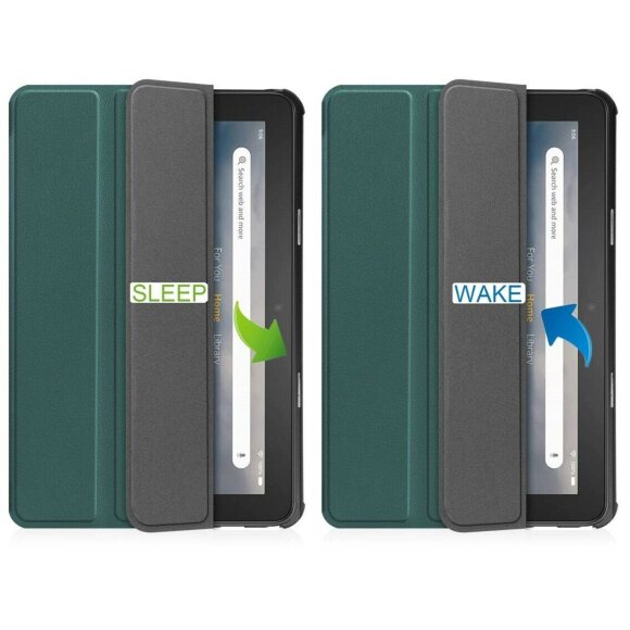 Планшетный чехол для Amazon Fire 7 (2022) (темно-зеленый) Планшетный чехол для Amazon Fire 7 (2022) (темно-зеленый)