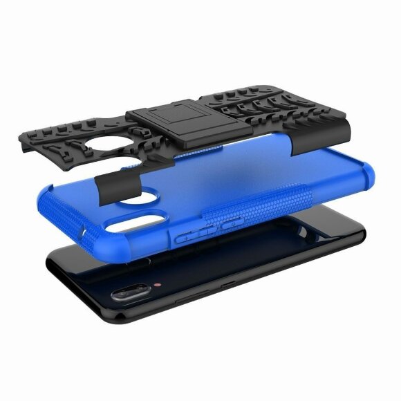 Чехол Hybrid Armor для Huawei P20 Lite / Nova 3e (черный + фиолетовый) Чехол Hybrid Armor для Huawei P20 Lite / Nova 3e (черный + фиолетовый)