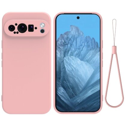 Силиконовый чехол Mobile Shell для Google Pixel 9 Pro (розовый)