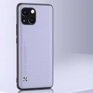 Чехол из искусственной кожи для iPhone 14 Plus (светло-фиолетовый) Чехол из искусственной кожи для iPhone 14 Plus (светло-фиолетовый)