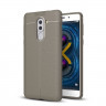 Чехол-накладка Litchi Grain для Huawei Honor 6x 2016 (серый)