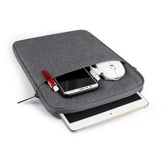 Универсальный чехол с молнией Oxford для планшета 8 дюймов (серый)