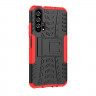 Чехол Hybrid Armor для Huawei nova 5T / Honor 20 Pro / Honor 20 (черный + красный)