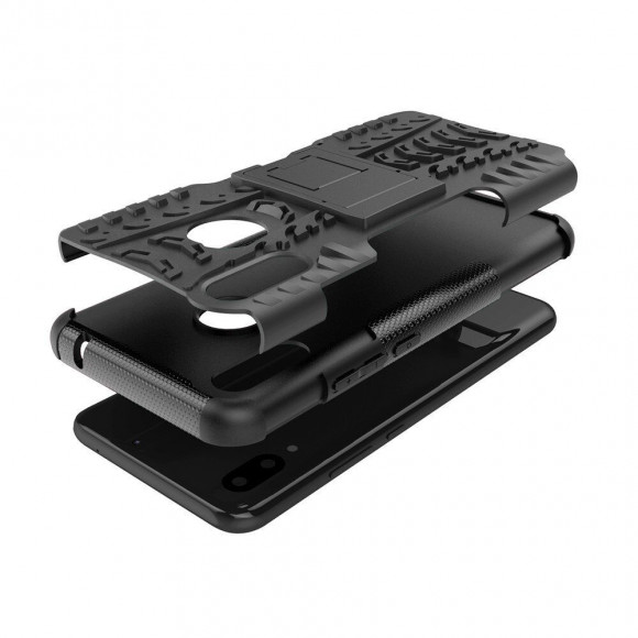 Чехол Hybrid Armor для Huawei Nova 3i / P Smart+ (Plus) (черный) Чехол Hybrid Armor для Huawei Nova 3i / P Smart+ (Plus) (черный)