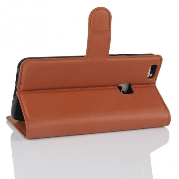 Чехол с визитницей для Huawei P10 Lite (коричневый) Чехол с визитницей для Huawei P10 Lite (коричневый)