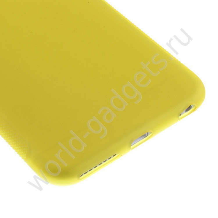 Нескользящий чехол для iPhone 6 Plus (желтый)