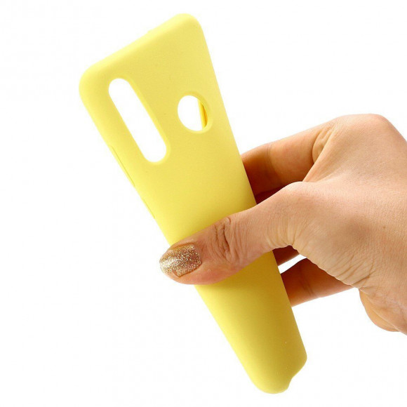 Силиконовый чехол Mobile Shell для Huawei P Smart Z / Honor 9X (STK-LX1) (желтый) Силиконовый чехол Mobile Shell для Huawei P Smart Z / Honor 9X (STK-LX1) (желтый)