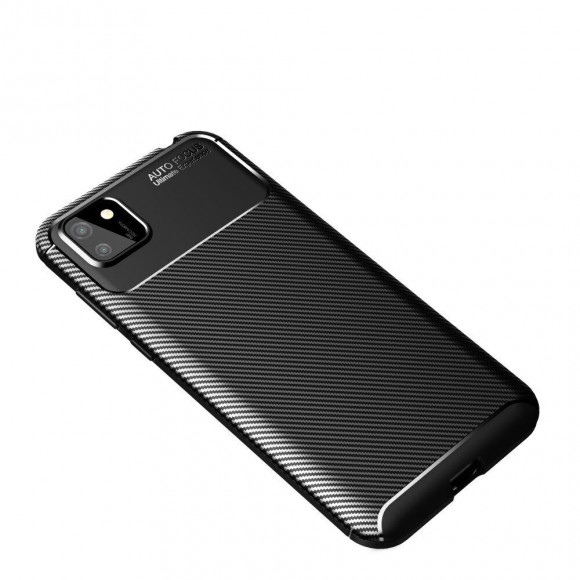 Чехол-накладка Resistant Carbon для Huawei Y5p / Honor 9S  (черный) Чехол-накладка Resistant Carbon для Huawei Y5p / Honor 9S  (черный)