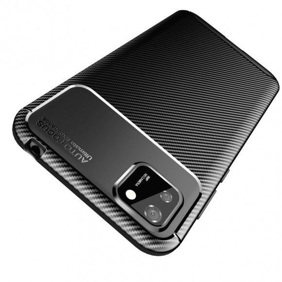 Чехол-накладка Resistant Carbon для Huawei Y5p / Honor 9S  (черный) Чехол-накладка Resistant Carbon для Huawei Y5p / Honor 9S  (черный)
