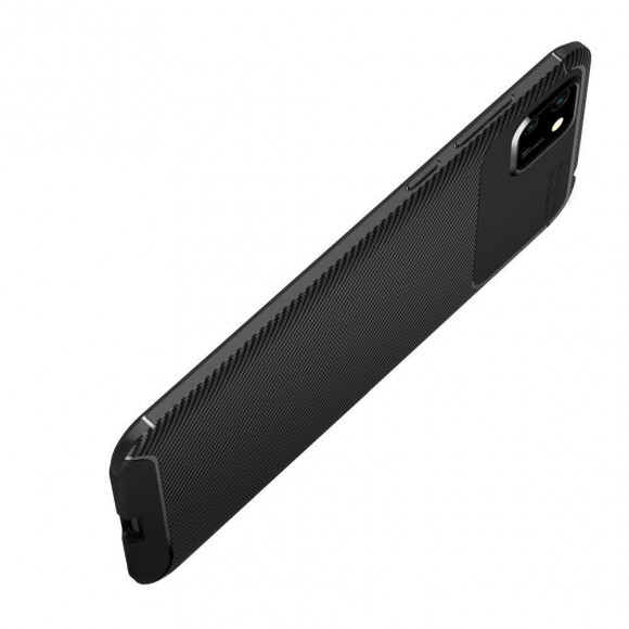 Чехол-накладка Resistant Carbon для Huawei Y5p / Honor 9S  (черный) Чехол-накладка Resistant Carbon для Huawei Y5p / Honor 9S  (черный)