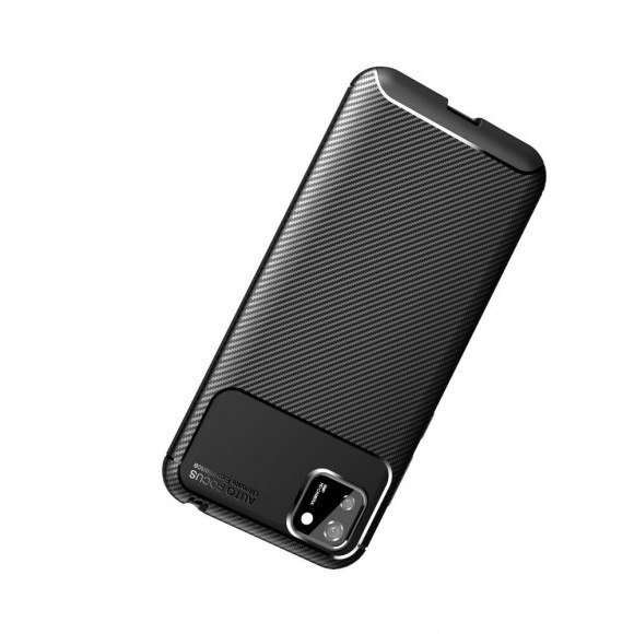 Чехол-накладка Resistant Carbon для Huawei Y5p / Honor 9S  (черный) Чехол-накладка Resistant Carbon для Huawei Y5p / Honor 9S  (черный)