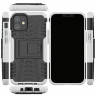 Чехол Hybrid Armor для iPhone 12 mini (черный + белый)