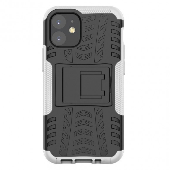 Чехол Hybrid Armor для iPhone 12 mini (черный + белый) Чехол Hybrid Armor для iPhone 12 mini (черный + белый)