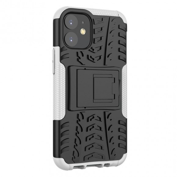 Чехол Hybrid Armor для iPhone 12 mini (черный + белый) Чехол Hybrid Armor для iPhone 12 mini (черный + белый)
