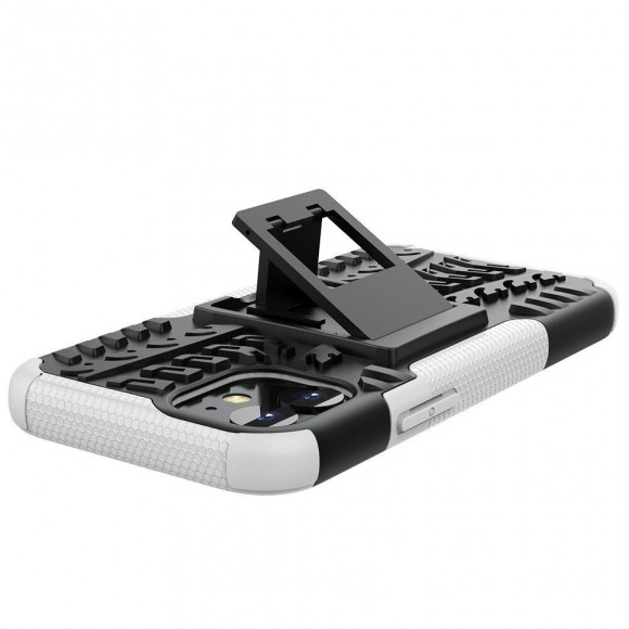 Чехол Hybrid Armor для iPhone 12 mini (черный + белый) Чехол Hybrid Armor для iPhone 12 mini (черный + белый)