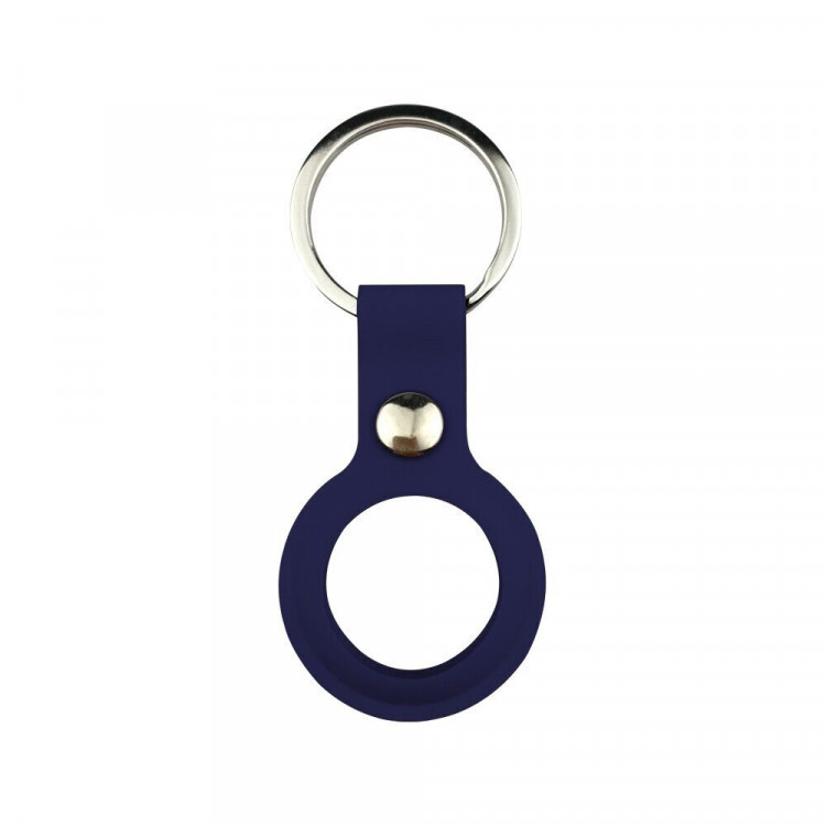 Силиконовый брелок для AirTag (темно-синий)