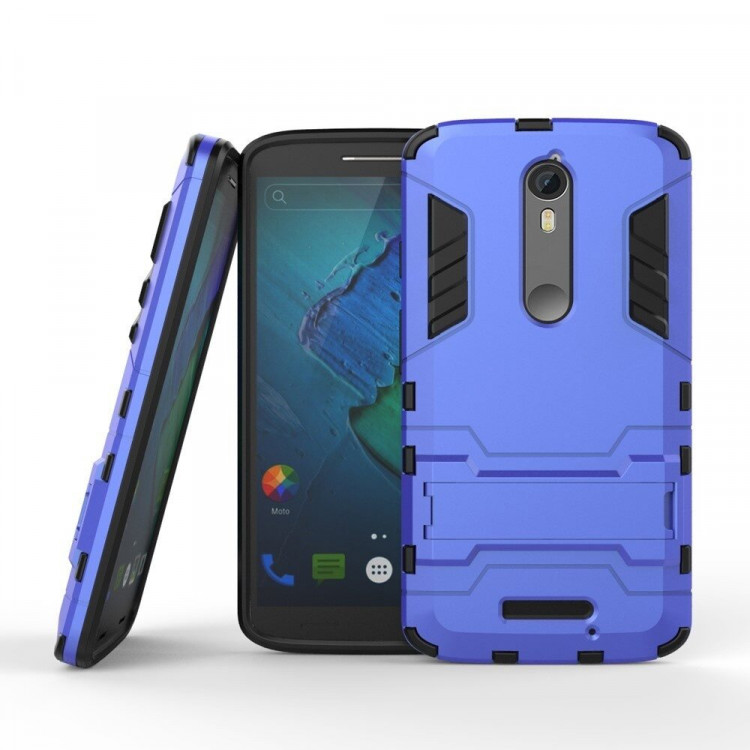 Чехол Duty Armor для Motorola Moto X Force (синий)