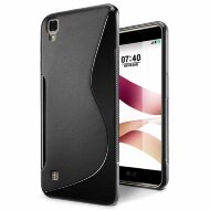 Нескользящий чехол для LG X Style K200DS (черный) Нескользящий чехол для LG X Style K200DS (черный)