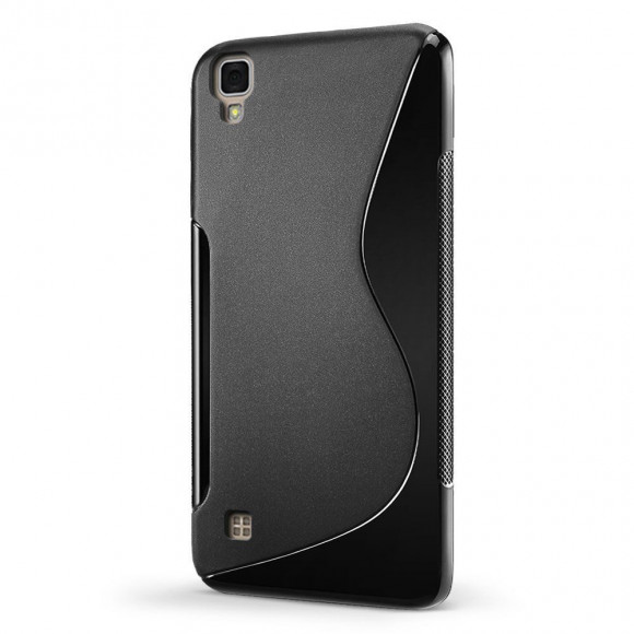 Нескользящий чехол для LG X Style K200DS (черный) Нескользящий чехол для LG X Style K200DS (черный)