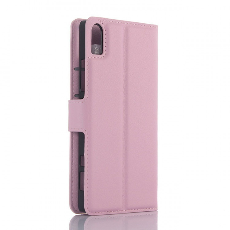 Чехол с визитницей для Lenovo Vibe Shot (розовый)