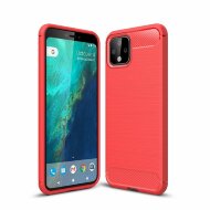 Чехол-накладка Carbon Fibre для Google Pixel 4 XL (красный) Чехол-накладка Carbon Fibre для Google Pixel 4 XL (красный)