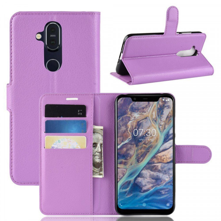 Чехол для Nokia 8.1 (фиолетовый)