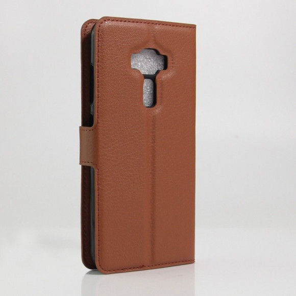 Чехол с визитницей для ASUS Zenfone 3 ZE552KL (коричневый) Чехол с визитницей для ASUS Zenfone 3 ZE552KL (коричневый)