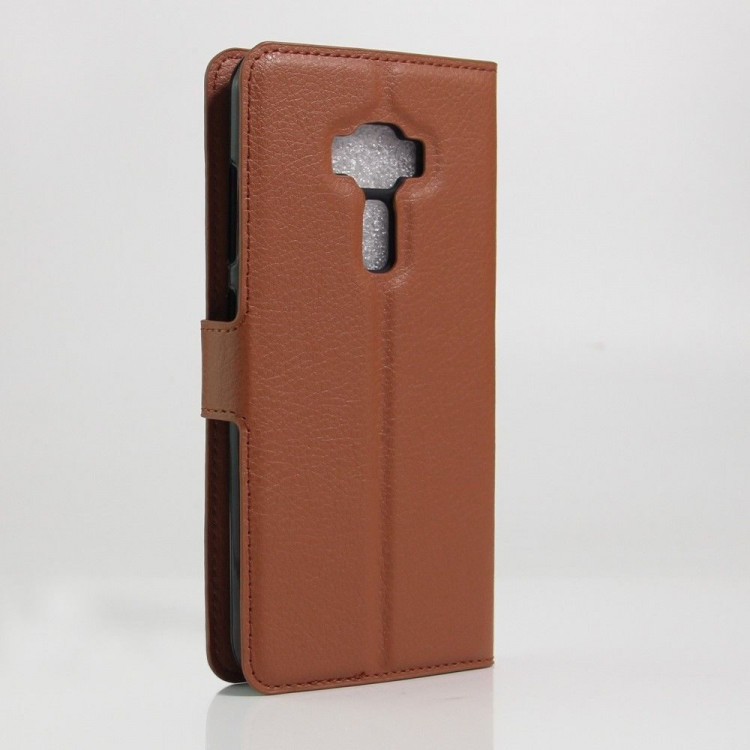 Чехол с визитницей для ASUS Zenfone 3 ZE552KL (коричневый)