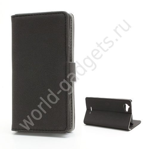 Горизонтальный чехол для Sony Xperia L / S36h (черный)