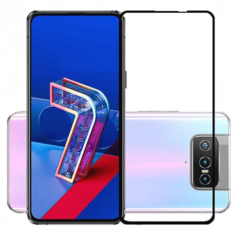 Защитное стекло 3D для Asus Zenfone 7 ZS670KS / Zenfone 7 Pro ZS671KS (черный)