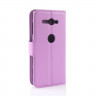 Чехол с визитницей для Sony Xperia XZ2 Compact (фиолетовый)