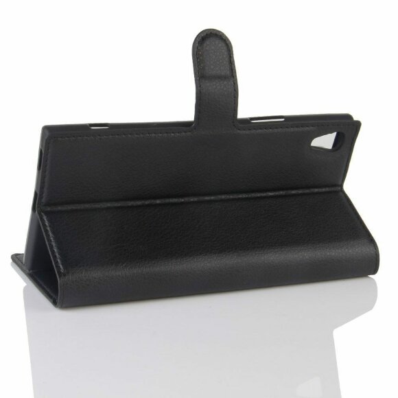 Чехол с визитницей для Sony Xperia XA1 Ultra (черный) Чехол с визитницей для Sony Xperia XA1 Ultra (черный)