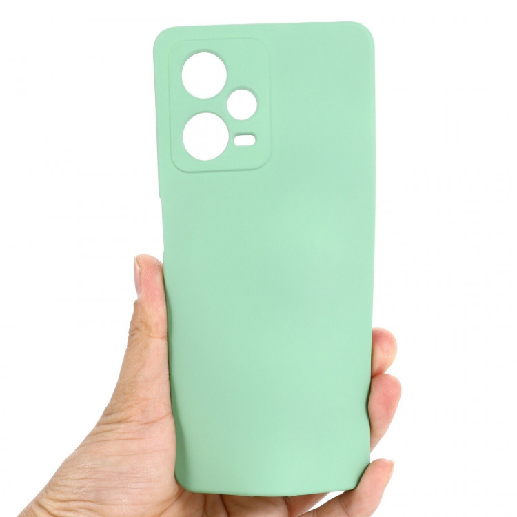 Силиконовый чехол Mobile Shell для Xiaomi Redmi Note 12 Pro Plus (зеленый)