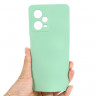 Силиконовый чехол Mobile Shell для Xiaomi Redmi Note 12 Pro Plus (зеленый)