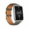 Кожаный ремешок для Huawei Watch Fit 2 (серый)