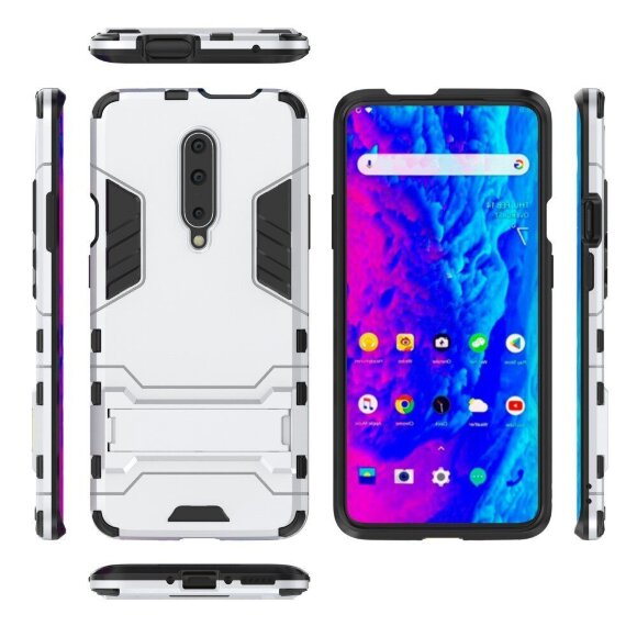 Чехол Duty Armor для OnePlus 7 Pro (серебряный) Чехол Duty Armor для OnePlus 7 Pro (серебряный)