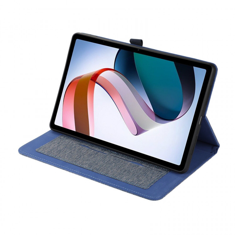 Чехол Business Style для Xiaomi Redmi Pad, 10,61 дюйма (серо-голубой)